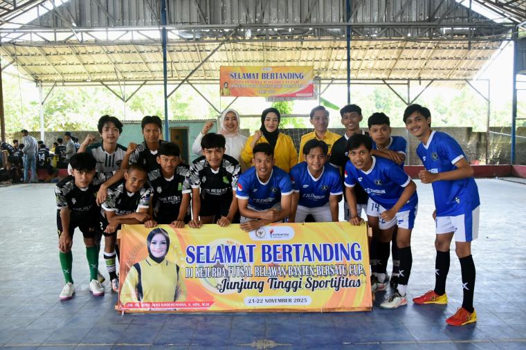 Dukung Pembinaan Atlet Muda, Adde Rosi dan Kemenpora Gelar Kejurda Futsal di Lebak